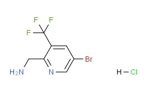 CAS No. 1416712-86-1, (5-Bromo-3-(trifluoromethyl)pyridin-2-yl)methanamine hydrochloride
