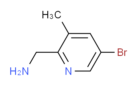 CAS No. 886365-53-3, (5-Bromo-3-methylpyridin-2-yl)methanamine