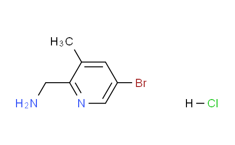 CAS No. 1257535-42-4, (5-bromo-3-methylpyridin-2-yl)methanamine hydrochloride