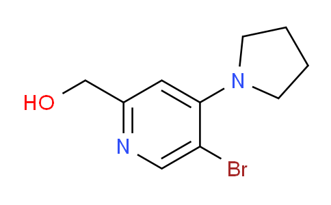 CAS No. 103971-48-8, (5-Bromo-4-(pyrrolidin-1-yl)pyridin-2-yl)methanol