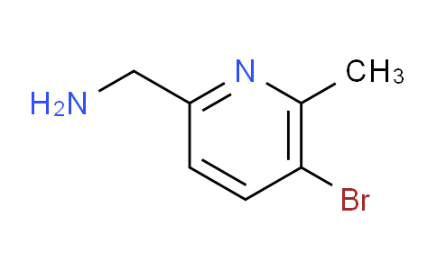 CAS No. 1256818-51-5, (5-Bromo-6-methylpyridin-2-yl)methanamine