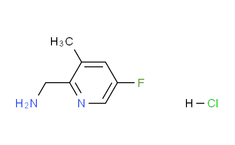 CAS No. 1428532-86-8, (5-Fluoro-3-methylpyridin-2-yl)methanamine hydrochloride