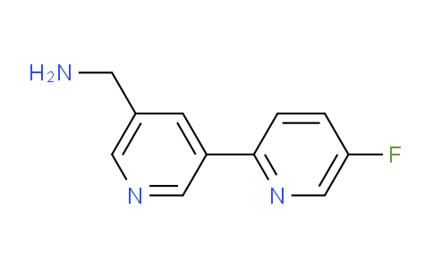 CAS No. 1346686-93-8, (5-Fluoro-[2,3'-bipyridin]-5'-yl)methanamine
