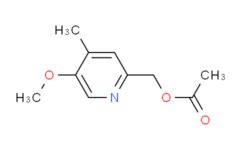 CAS No. 959617-15-3, (5-Methoxy-4-methylpyridin-2-yl)methyl acetate