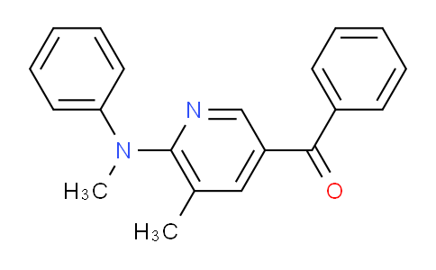 CAS No. 1355217-89-8, (5-Methyl-6-(methyl(phenyl)amino)pyridin-3-yl)(phenyl)methanone