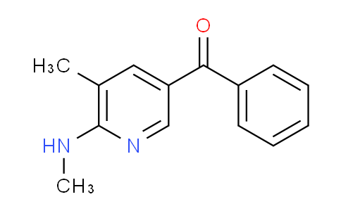 CAS No. 1355222-66-0, (5-Methyl-6-(methylamino)pyridin-3-yl)(phenyl)methanone