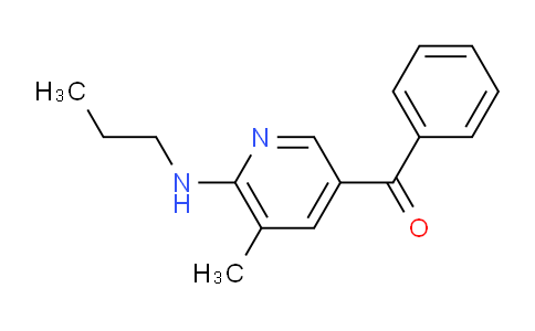 CAS No. 1355180-68-5, (5-Methyl-6-(propylamino)pyridin-3-yl)(phenyl)methanone