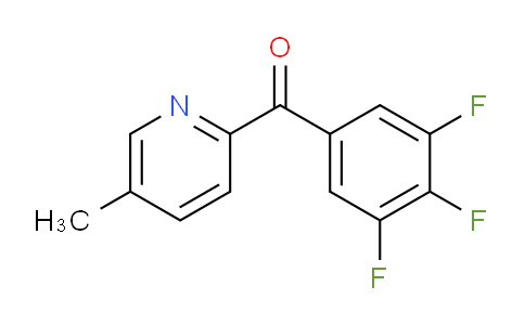 CAS No. 1187163-74-1, (5-Methylpyridin-2-yl)(3,4,5-trifluorophenyl)methanone