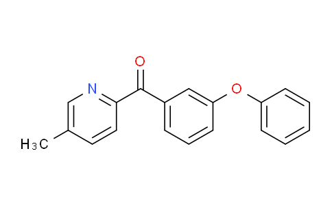 CAS No. 1187163-51-4, (5-Methylpyridin-2-yl)(3-phenoxyphenyl)methanone