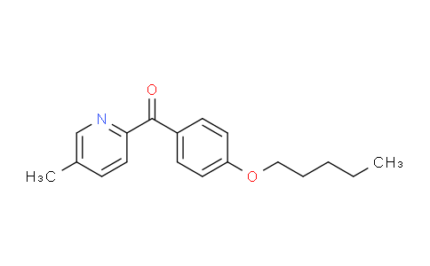 CAS No. 1187166-55-7, (5-Methylpyridin-2-yl)(4-(pentyloxy)phenyl)methanone