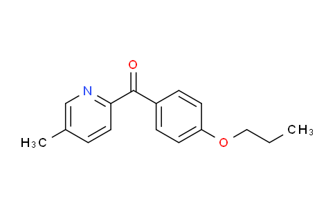 CAS No. 1187170-56-4, (5-Methylpyridin-2-yl)(4-propoxyphenyl)methanone
