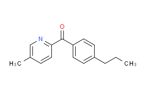 CAS No. 1187170-25-7, (5-Methylpyridin-2-yl)(4-propylphenyl)methanone