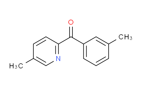 CAS No. 1187170-11-1, (5-Methylpyridin-2-yl)(m-tolyl)methanone
