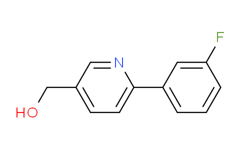 CAS No. 887974-66-5, (6-(3-Fluorophenyl)pyridin-3-yl)methanol