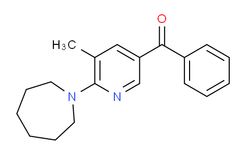CAS No. 1355219-52-1, (6-(Azepan-1-yl)-5-methylpyridin-3-yl)(phenyl)methanone