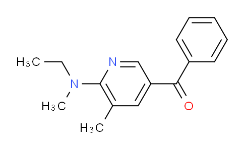CAS No. 1355172-62-1, (6-(Ethyl(methyl)amino)-5-methylpyridin-3-yl)(phenyl)methanone
