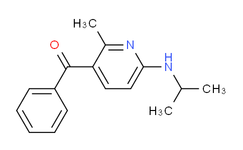 CAS No. 1355200-67-7, (6-(Isopropylamino)-2-methylpyridin-3-yl)(phenyl)methanone