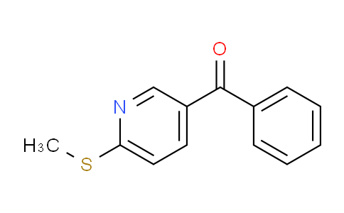 CAS No. 1355217-92-3, (6-(Methylthio)pyridin-3-yl)(phenyl)methanone