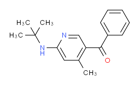 CAS No. 1355200-36-0, (6-(tert-Butylamino)-4-methylpyridin-3-yl)(phenyl)methanone