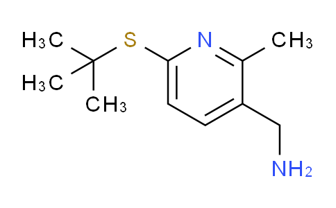 CAS No. 1355194-46-5, (6-(tert-Butylthio)-2-methylpyridin-3-yl)methanamine