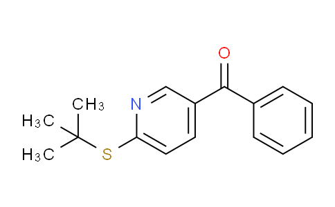 CAS No. 1355179-61-1, (6-(tert-Butylthio)pyridin-3-yl)(phenyl)methanone