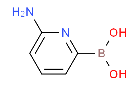 CAS No. 1220910-24-6, (6-Aminopyridin-2-yl)boronic acid
