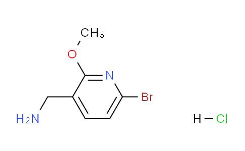 CAS No. 1956332-89-0, (6-Bromo-2-methoxypyridin-3-yl)methanamine hydrochloride