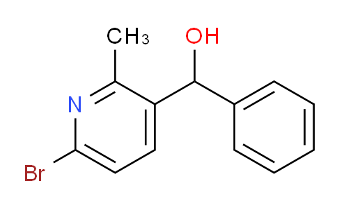 CAS No. 1355225-02-3, (6-Bromo-2-methylpyridin-3-yl)(phenyl)methanol