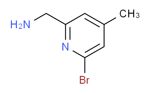 CAS No. 1393530-44-3, (6-Bromo-4-methylpyridin-2-yl)methanamine