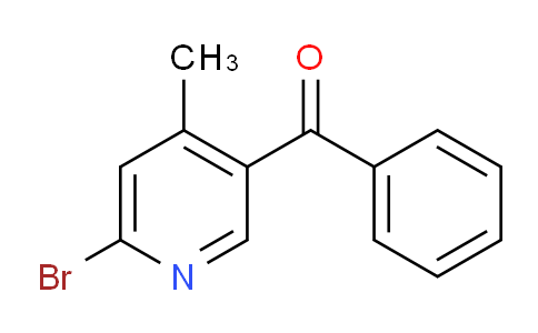 CAS No. 1355205-53-6, (6-Bromo-4-methylpyridin-3-yl)(phenyl)methanone