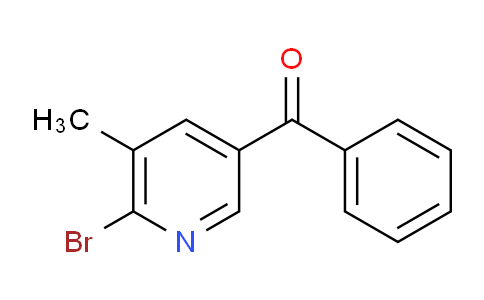 CAS No. 1355202-27-5, (6-Bromo-5-methylpyridin-3-yl)(phenyl)methanone
