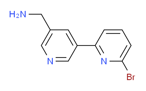 CAS No. 1346687-09-9, (6-Bromo-[2,3'-bipyridin]-5'-yl)methanamine