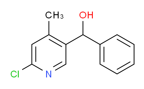 CAS No. 1355204-73-7, (6-Chloro-4-methylpyridin-3-yl)(phenyl)methanol