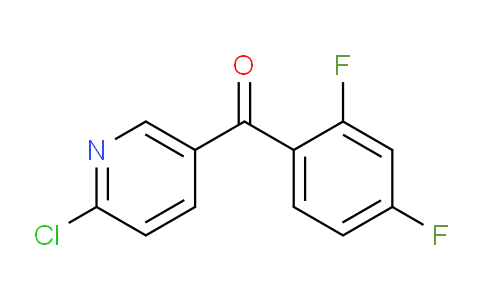 CAS No. 80099-96-3, (6-Chloropyridin-3-yl)(2,4-difluorophenyl)methanone