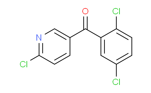 CAS No. 1187168-23-5, (6-Chloropyridin-3-yl)(2,5-dichlorophenyl)methanone