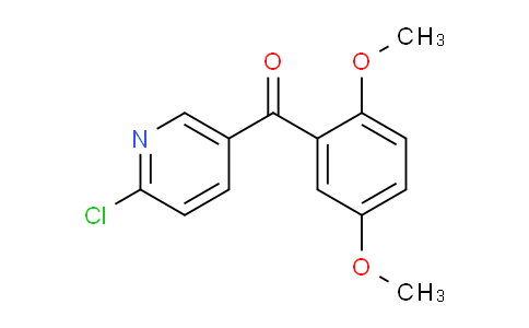 CAS No. 1187169-52-3, (6-Chloropyridin-3-yl)(2,5-dimethoxyphenyl)methanone