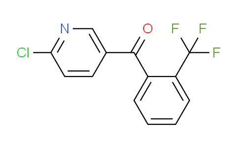 CAS No. 1187165-74-7, (6-Chloropyridin-3-yl)(2-(trifluoromethyl)phenyl)methanone