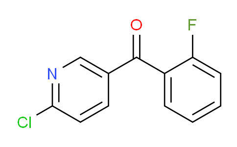 CAS No. 1187167-94-7, (6-Chloropyridin-3-yl)(2-fluorophenyl)methanone