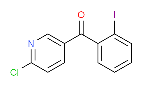 CAS No. 1187165-85-0, (6-Chloropyridin-3-yl)(2-iodophenyl)methanone