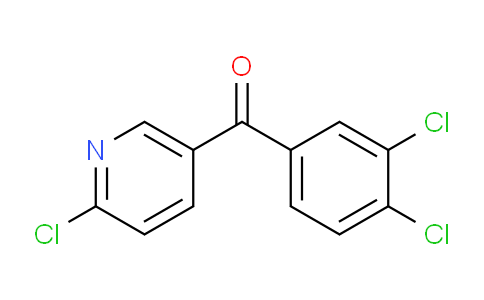 CAS No. 1187168-32-6, (6-Chloropyridin-3-yl)(3,4-dichlorophenyl)methanone