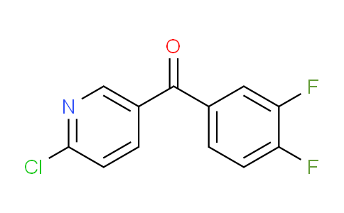CAS No. 1187169-69-2, (6-Chloropyridin-3-yl)(3,4-difluorophenyl)methanone