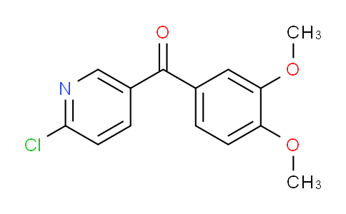 CAS No. 122628-37-9, (6-Chloropyridin-3-yl)(3,4-dimethoxyphenyl)methanone