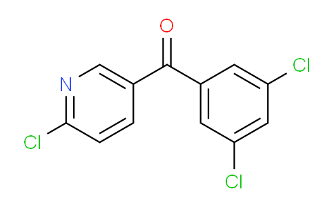 CAS No. 1187165-23-6, (6-Chloropyridin-3-yl)(3,5-dichlorophenyl)methanone