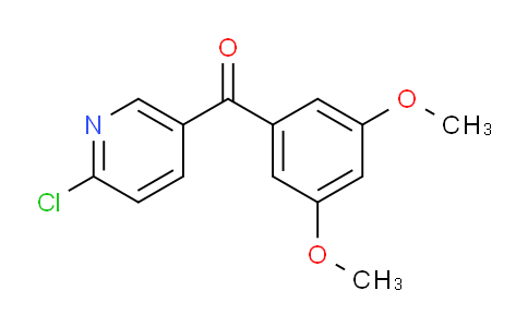 CAS No. 1187169-82-9, (6-Chloropyridin-3-yl)(3,5-dimethoxyphenyl)methanone
