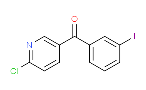 CAS No. 1187169-80-7, (6-Chloropyridin-3-yl)(3-iodophenyl)methanone
