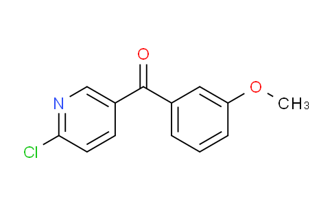 CAS No. 1187167-78-7, (6-Chloropyridin-3-yl)(3-methoxyphenyl)methanone