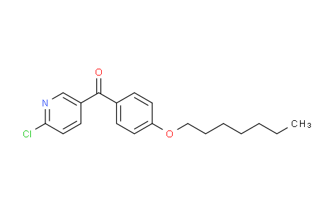 CAS No. 1187169-46-5, (6-Chloropyridin-3-yl)(4-(heptyloxy)phenyl)methanone