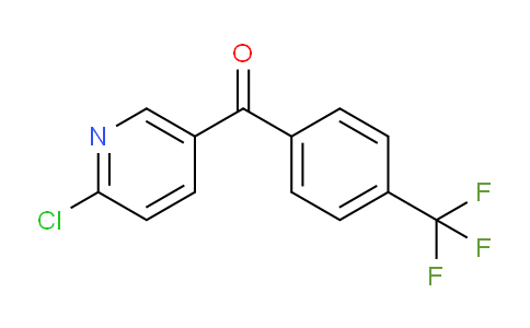 CAS No. 875700-47-3, (6-Chloropyridin-3-yl)(4-(trifluoromethyl)phenyl)methanone