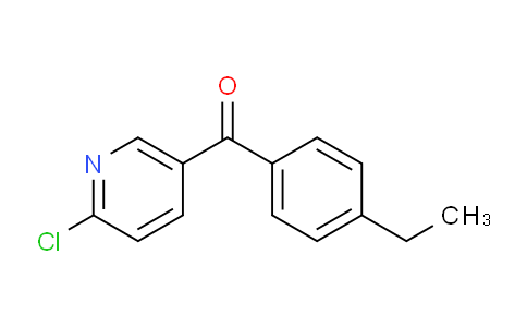CAS No. 842136-02-1, (6-Chloropyridin-3-yl)(4-ethylphenyl)methanone