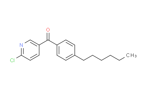 CAS No. 1187169-45-4, (6-Chloropyridin-3-yl)(4-hexylphenyl)methanone